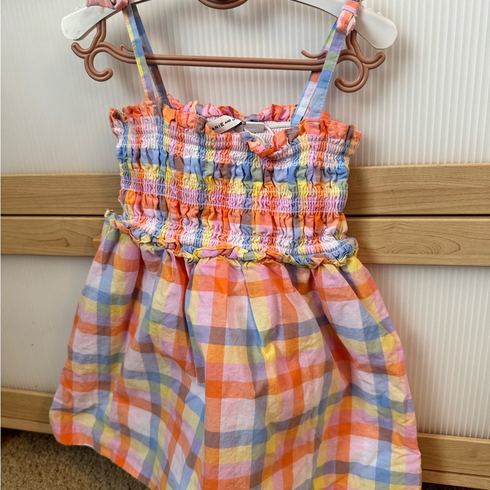 Janie and Jack Multicolor Plaid Dress